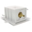 MODA PEX Crimp Ice Maker Outlet Box w/ Water Hammer Arrestor, 1/4 Turn, Standard Pack
