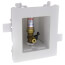 MODA PEX Crimp Ice Maker Outlet Box w/ Water Hammer Arrestor, 1/4 Turn, Standard Pack