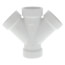 8" PVC DWV Double Wye
