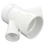 6" x 3" PVC DWV Double Wye