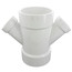 6" x 3" PVC DWV Double Wye