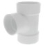 6" x 6" x 3" PVC DWV Sanitary Tee