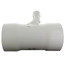 8" x 8" x 2" PVC DWV Sanitary Tee