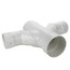 8" x 6" PVC DWV Double Sanitary Tee