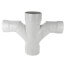 10" x 8" PVC DWV Double Sanitary Tee