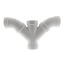8" x 8" x 2" x 2" PVC DWV Double Wye and 45° Elbow Combo