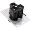 Straight Blade Single Receptacle, 2P, 3-Wire - Black (50A, 250V)