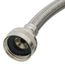 3/8 X 5' Fem/fem Ss Inlet Hose, 3805FFSS