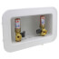 Centro II CPVC Assembled Washing Machine Outlet Box w/ Water Hammer Arrestor, 1/4 Turn (Standard Pack)