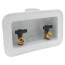 Centro II Expansion PEX Assembled Washing Machine Outlet Box w/ 1/4 Turn (Standard Pack)