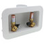 Centro II Expansion PEX Assembled Washing Machine Outlet Box w/ Water Hammer Arrestor, 1/4 Turn (Standard Pack)