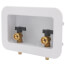 Centro II Expansion PEX Assembled Washing Machine Outlet Box w/ 1/4 Turn (Contractor Pack)