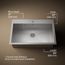 Vault 33" Undermount Single Bowl Kitchen Sink, K-3821-1-NA