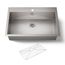 Vault 33" Undermount Single Bowl Kitchen Sink, K-3821-1-NA