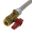 Flexible Gas Line section and Shut-off Valve, 383-500-624
