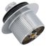 1.865" OD x 11.5" Threads x 1.25" Push Pull Bathtub Closure (Chrome Plated)