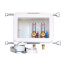 Fire Rated Expansion PEX Washing Machine Outlet Box w/ Water Hammer Arrestor, 1/4 Turn Brass Ball Valve (Standard Pack)