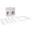 QUADTRO Washing Machine Outlet Box w/ 1/4 Turn Brass Ball Valves (1/2" PEX Crimp)