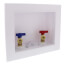 2" QUADTRO Expansion PEX Washing Machine Outlet Box with 1/4 Turn Valve