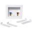 QUADTRO Washing Machine Outlet Box w/ Single Lever CPVC Valve (Standard Pack)