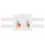 QUADTRO CPVC Washing Machine Outlet Box w/ 1/4 Turn Brass Hammer Ball Valve (Standard Pack)