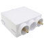 QUADTRO Washing Machine Outlet Box w/ 1/4 Turn Hammer Valve (ASTM F1807 PEX – Standard Pack)