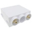 QUADTRO CPVC Washing Machine Outlet Box w/ 1/4 Turn Brass Ball Valve (Contractor Pack)