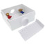 QUADTRO Expansion PEX Washing Machine Outlet Box w/ 1/4 Turn Brass Ball Valve (Contractor Pack)