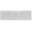 10" x 6" (Wall Opening Size) Satin Anodized Sidewall Aluminum Register w/ MS Damper (VM Series)