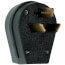 Angled Plug, 3P, 3-Wire, 30/50A, NEMA WD-1/WD-6 - Black (125/250V)