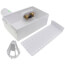 Eliminator PEX Crimp, Bottom Mount Washing Machine Outlet Box w/ 1/4 Turn (Standard Pack)