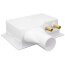 Eliminator Copper, Bottom Mount Washing Machine Outlet Box w/ Water Hammer Arrestor, 1/4 Turn (Standard Pack)