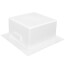 Square Plain Ice Maker Box w/ Grommet, No Valves (Standard Pack)
