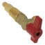 1/2" Washing Machine Outlet Box PEX Crimp Valve w/ 1/4 Turn (Red)