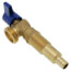 1/2" PEX Crimp Washing Machine Outlet Box Valve 1/4 Turn (Blue)
