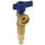 1/2" PEX Crimp Washing Machine Outlet Box Valve 1/4 Turn (Blue)