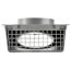 8" Gray Plastic Wall Cap