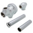 Royal 112-1.6 Exposed Manual Water Closet Flushometer w/ Adjustable Ground Joint Tailpiece (1.6 GPF/6.0 LPF)