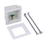 Fire Rated, 1/4 Turn, PEX Crimp, Low Lead, Ice Maker Outlet Box, 39119