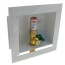 Metal Copper Ice Maker Outlet Box w/ Water Hammer Arrestor, 1/4 Turn, Low Lead (Standard Pack)