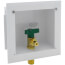 20 Ga Ice Maker Outlet Box, PEX Crimp, 1/4 Turn, Copper, Low Lead, 39141