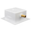 Square Copper Ice Maker Outlet Box w/ 1/4 Turn, 6' SS Hose, Low Lead (Standard Pack)