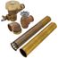 Royal 952 Exposed Hydraulic Water Closet Flushometer, Rough Brass (1.6 GPF/6.0 LPF)