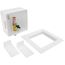 Square CPVC Ice Maker Outlet Box w/ Water Hammer Arrestor, 1/4 Turn, Low Lead (Standard Pack)