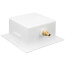 Square PEX Crimp Ice Maker Outlet Box w/ Water Hammer Arrestor, 1/4 Turn, Low Lead (Standard Pack)