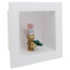 Square Expansion PEX Ice Maker Outlet Box w/ Water Hammer Arrestor, 1/4 Turn, Low Lead (Standard Pack)