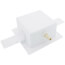 Square Ice Maker Outlet Box, 1/4 Turn, CPVC, Low Lead, 39155