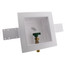 Square Ice Maker Outlet Box w/ 1/4 Turn Lead Free Valve (Sweat)