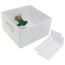 Square Expansion PEX Ice Maker Outlet Box w/ 1/4 Turn, Low Lead (Standard Pack)