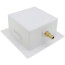 Square Expansion PEX Ice Maker Outlet Box w/ 1/4 Turn, Low Lead (Standard Pack)